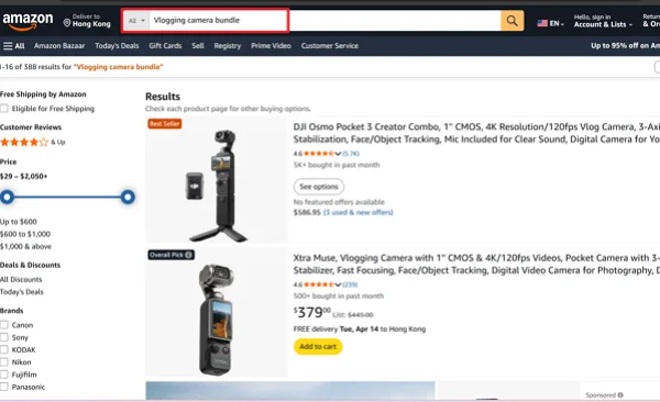 search CapCut Pro Bundle on Amazon