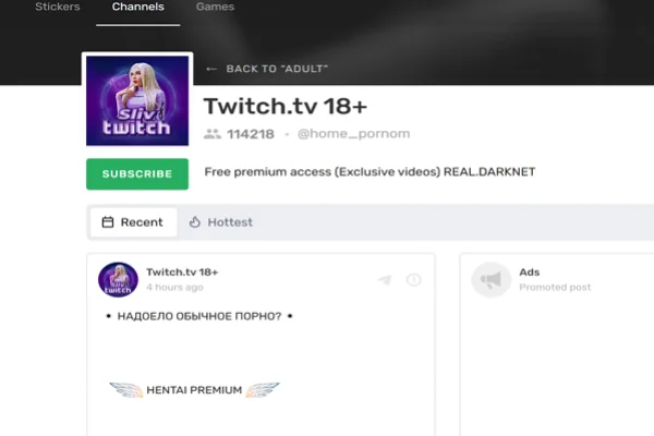 Twitch.tv 18+ - @home_pornom