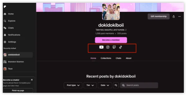  Following Patreon Creators on Other Platforms 