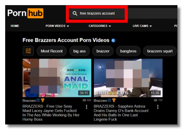 Leak Brazzers videos on Pornhub