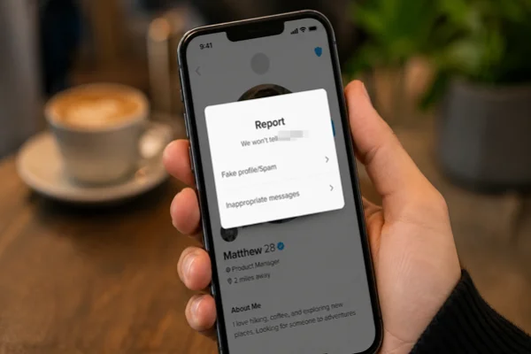 Report Scam on Tinder