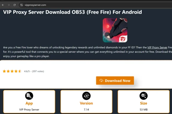 Proxy Server VIP Sites
