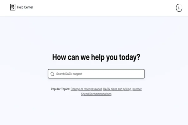 DAZN support