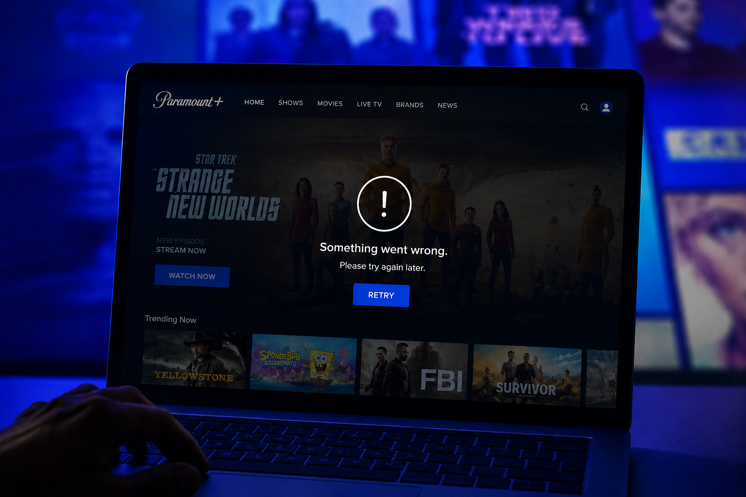 Paramount Plus Not Working