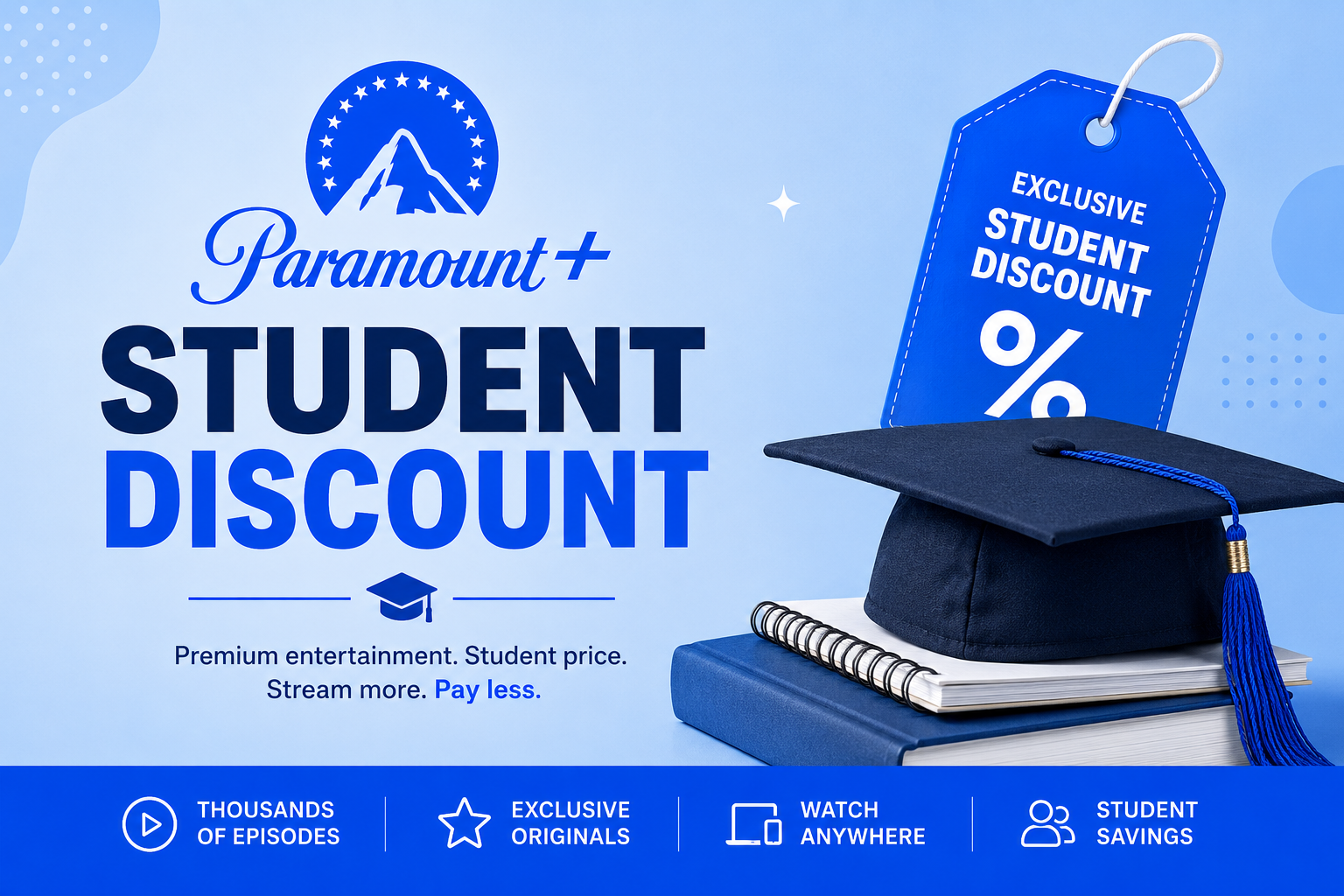 Paramount plus student discount