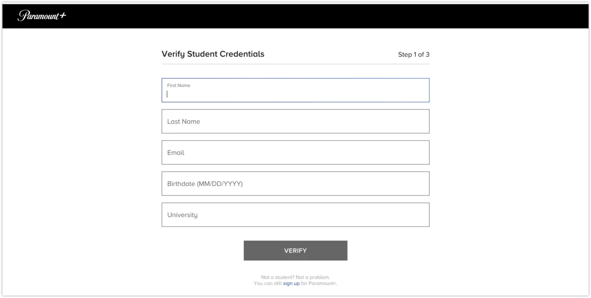 Claim the Student Discount as a New Subscriber