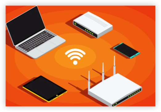 test the network connection on different devices