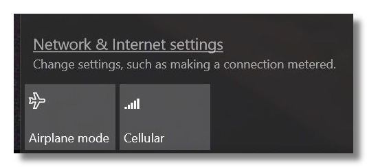 Restart your network