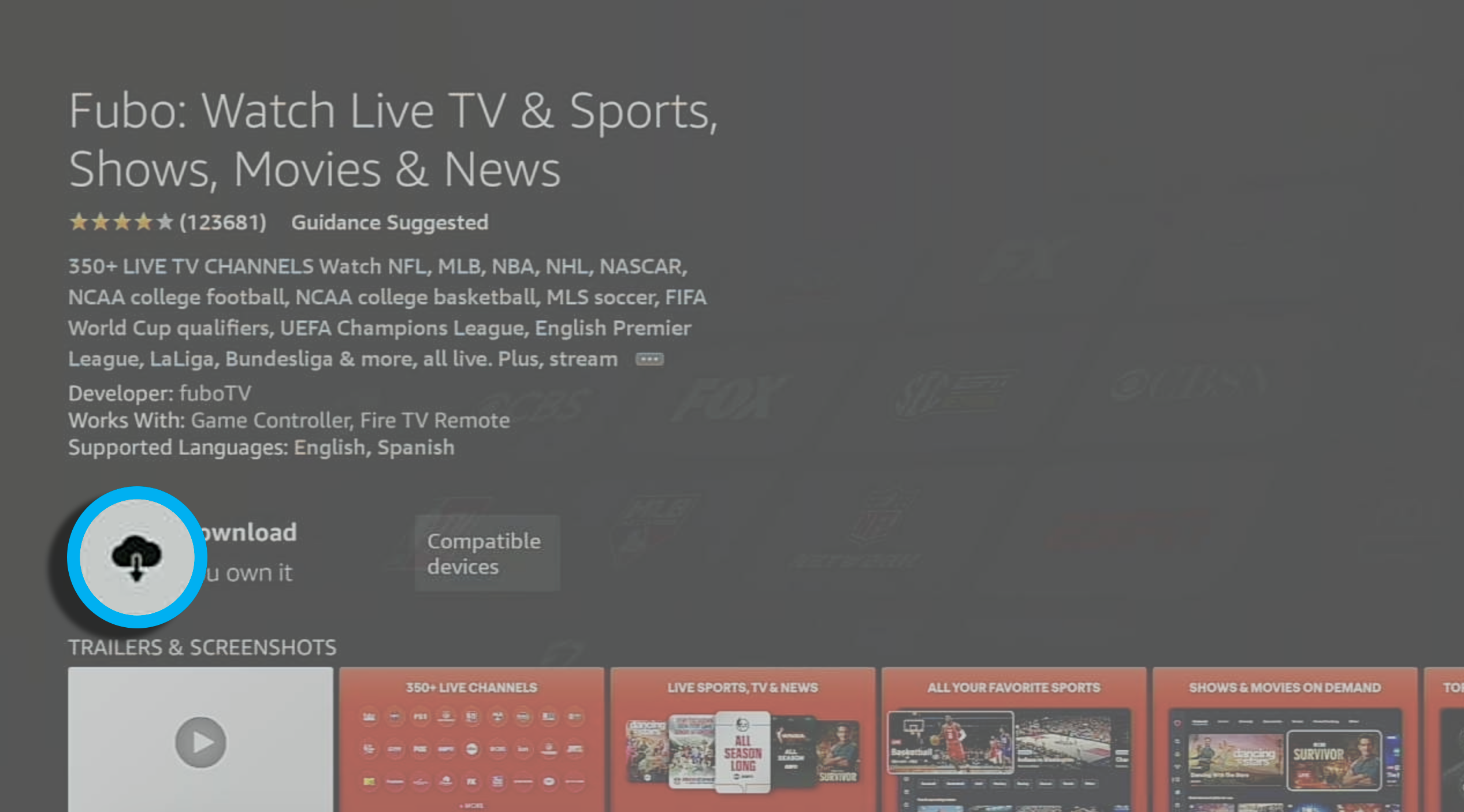 Update FuboTV App
