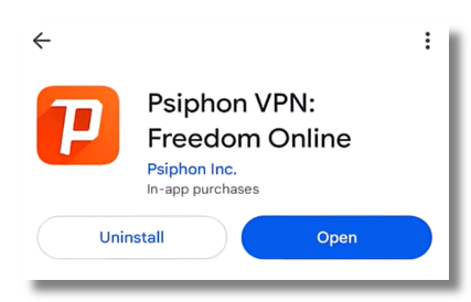 Psiphon Pro on Android Google Play