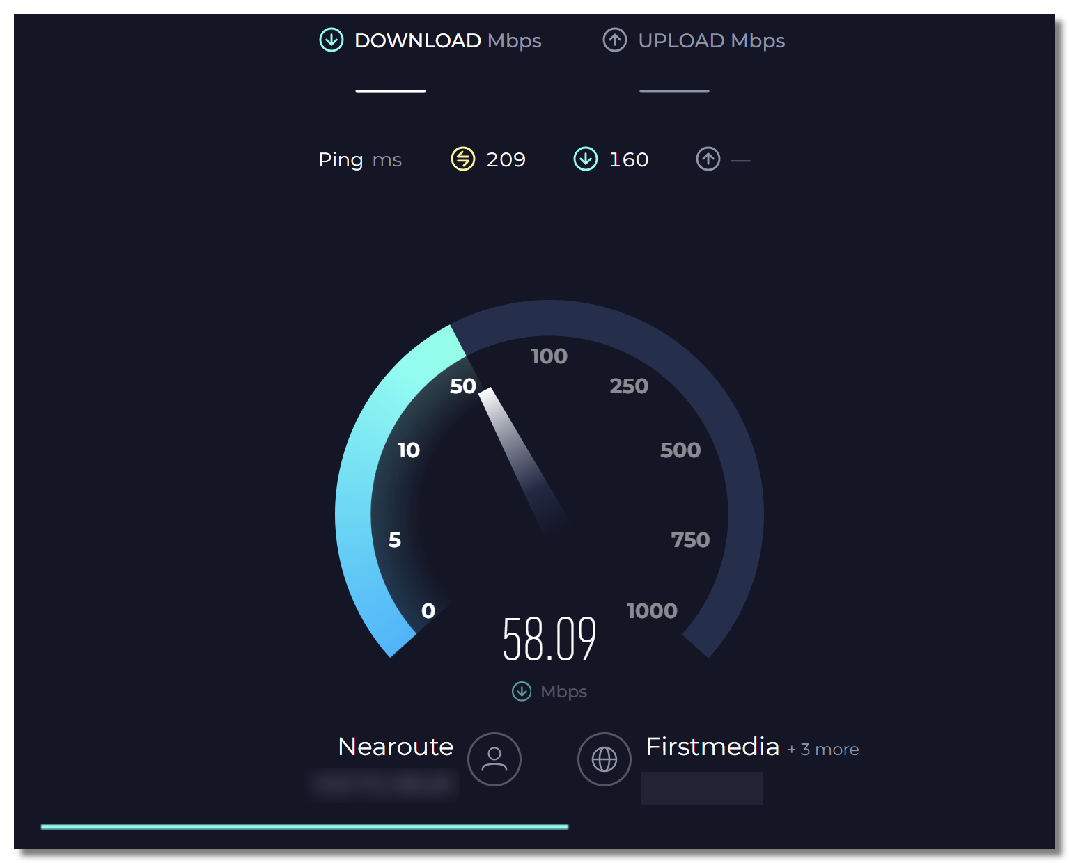 Check your internet speed