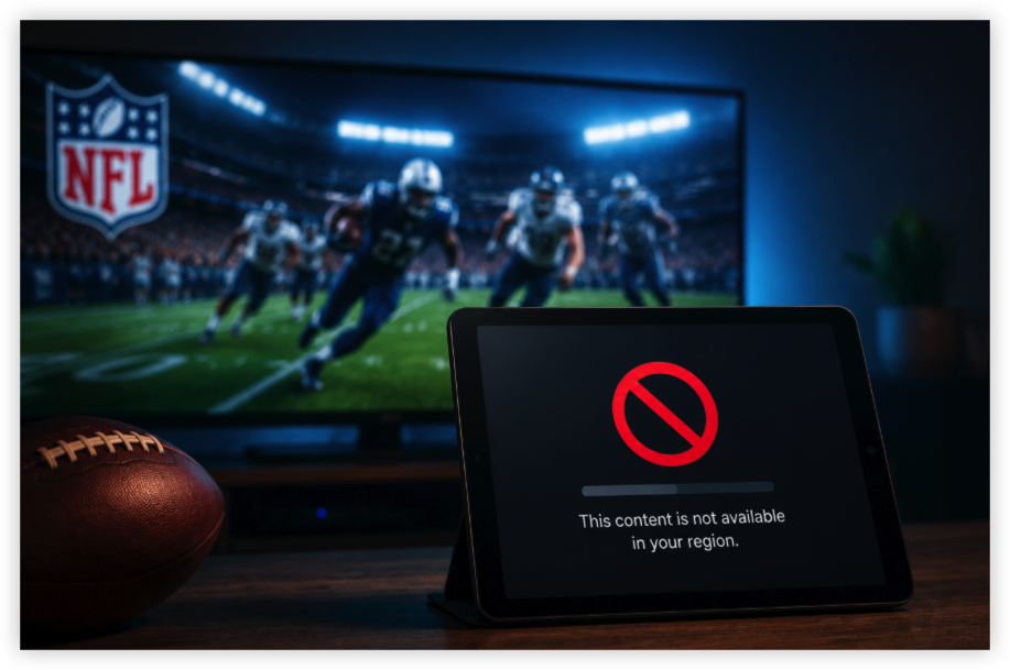 NFL games is not available in your country