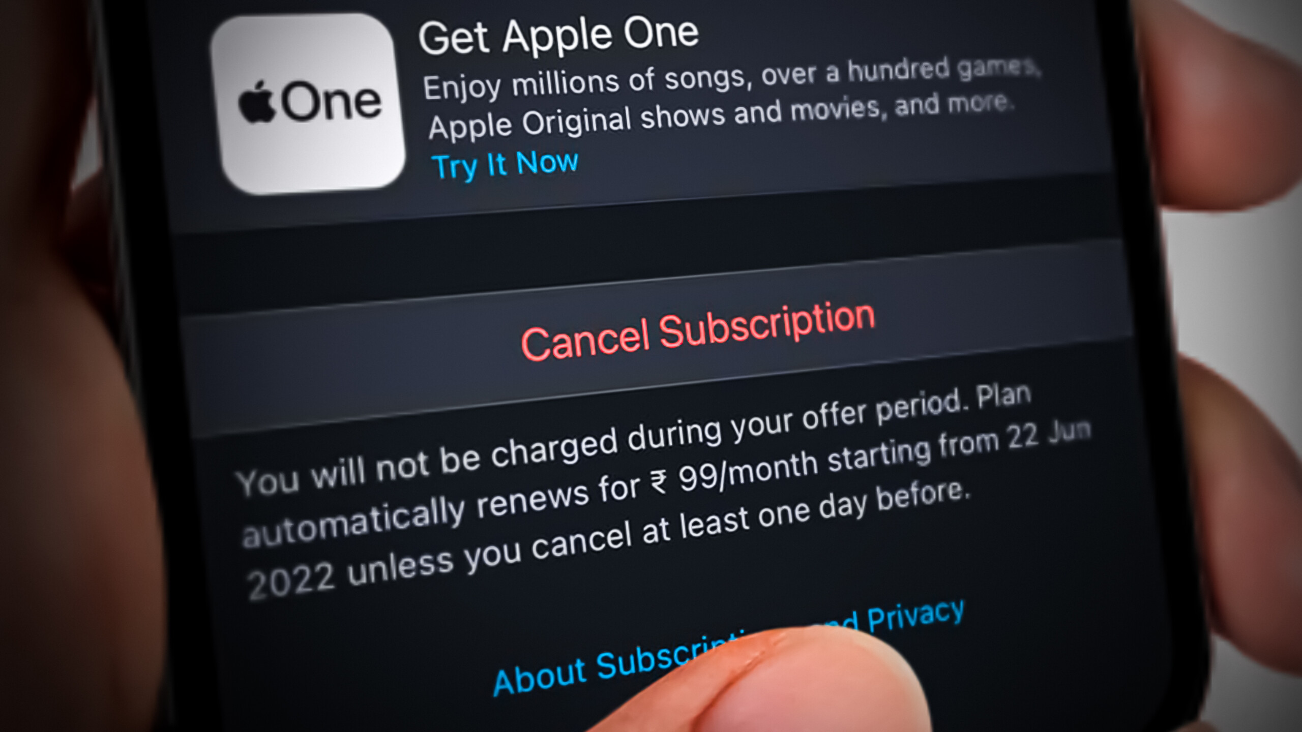 Cancel Apple Subscription