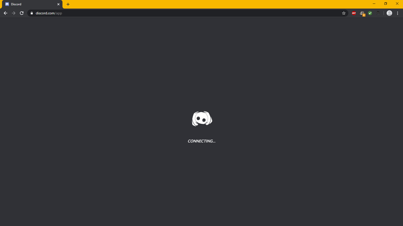 Discord Stuck on Connecting