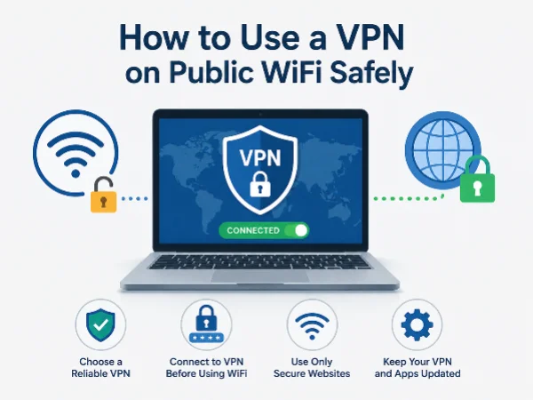 Use VPN to Stay Safe on Public WiFI