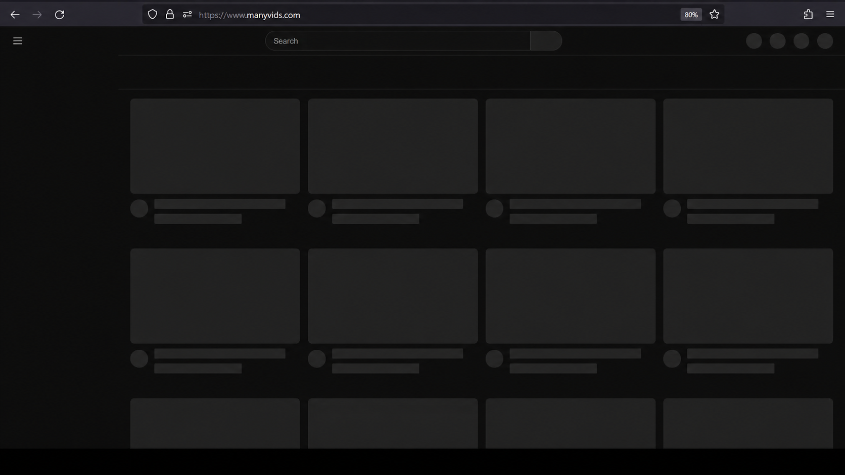 ManyVids not loading
