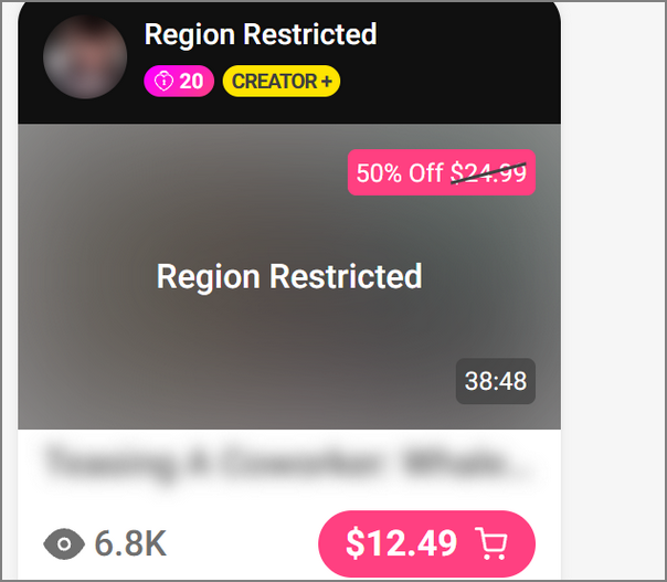 ManyVids content blocked