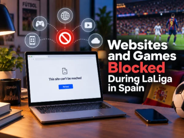 Websites and Games Blocked During LaLiga in Spain