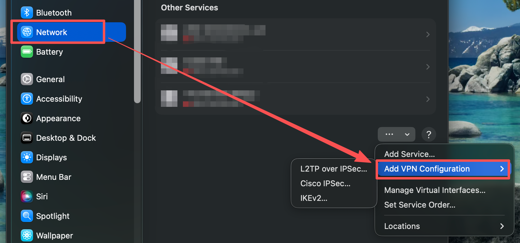 Add VPN Configuration on Mac