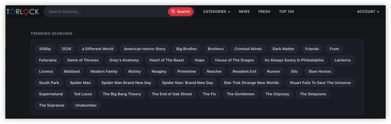 Torlock home page