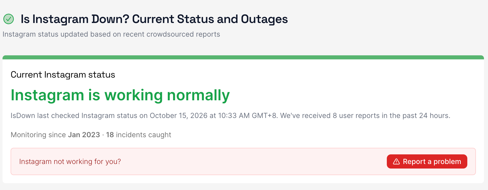 Is Instagram Down - Status Check
