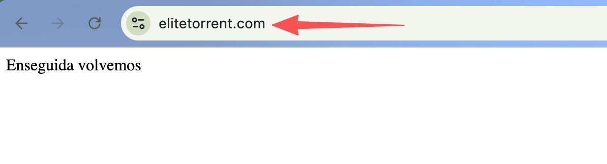 EliteTorrent no funciona