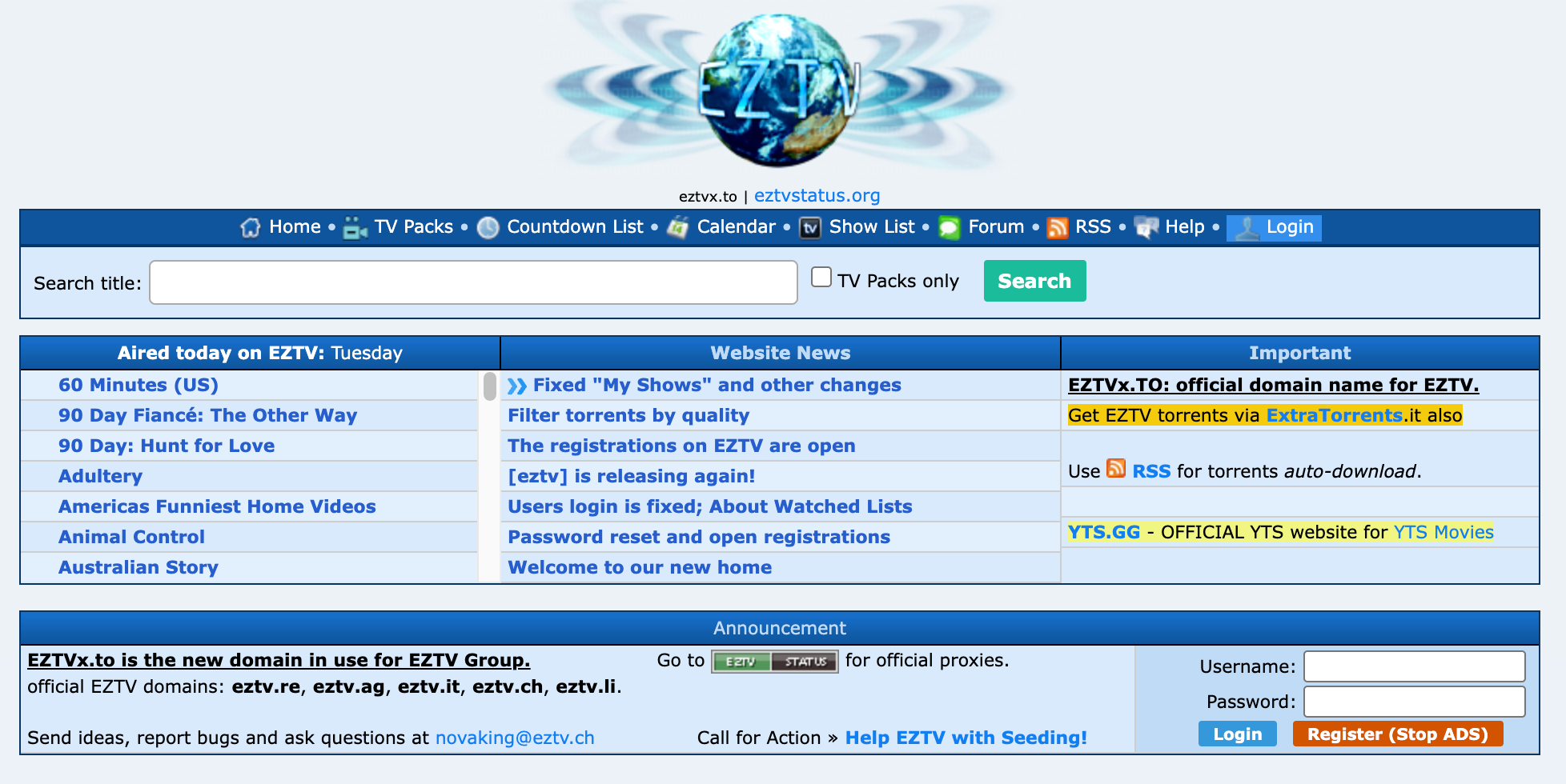 EZTV