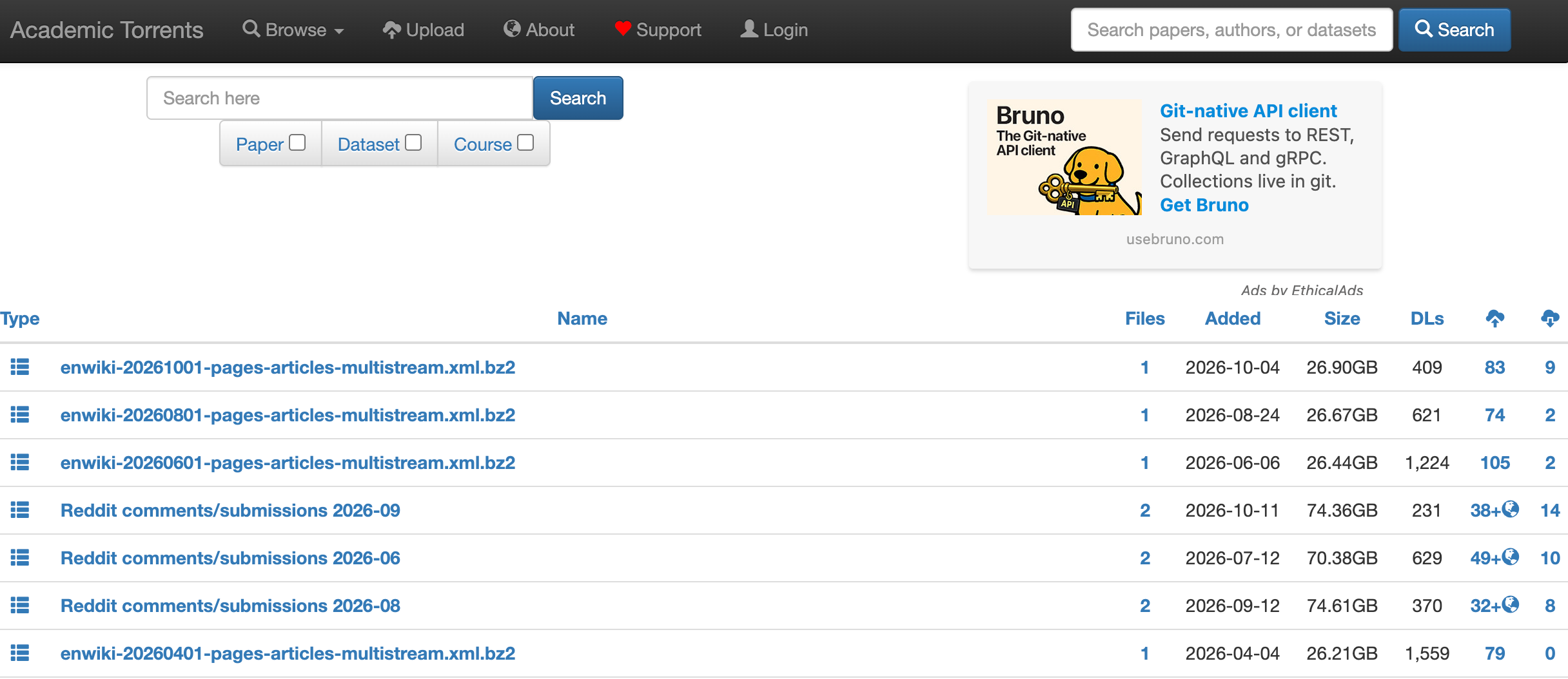 Academic Torrents