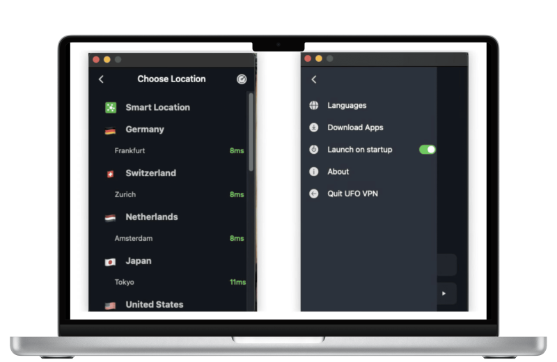 ufo vpn on desktop